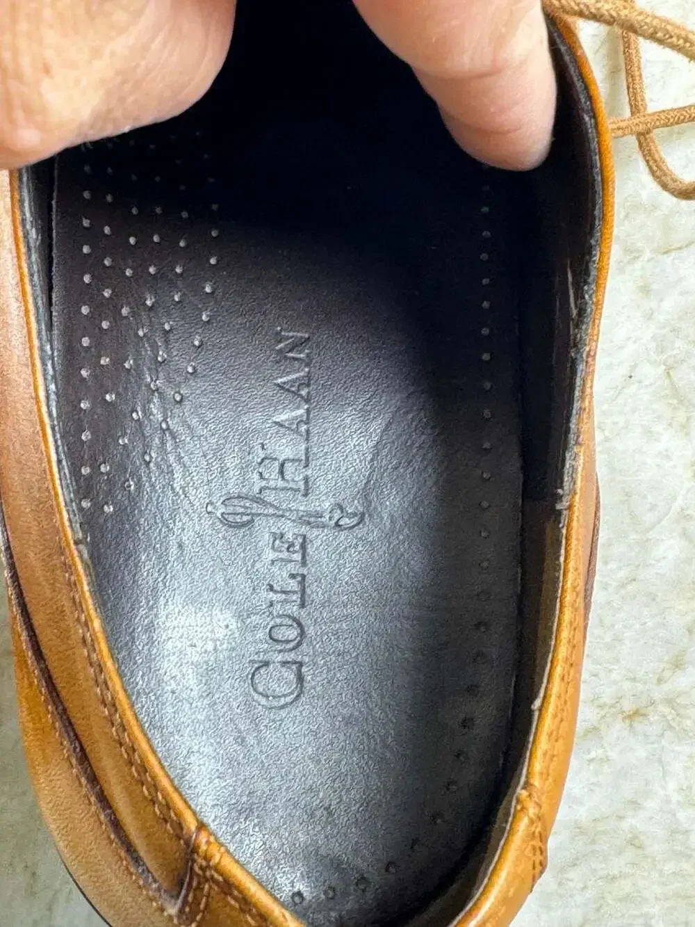 Cole Haan Williams Cap Toe Oxford Dress Shoes Brown Leather Men’s 11.5M